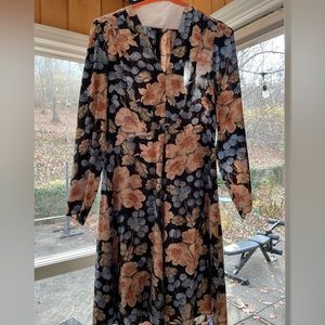 Rebecca Taylor floral silk dress